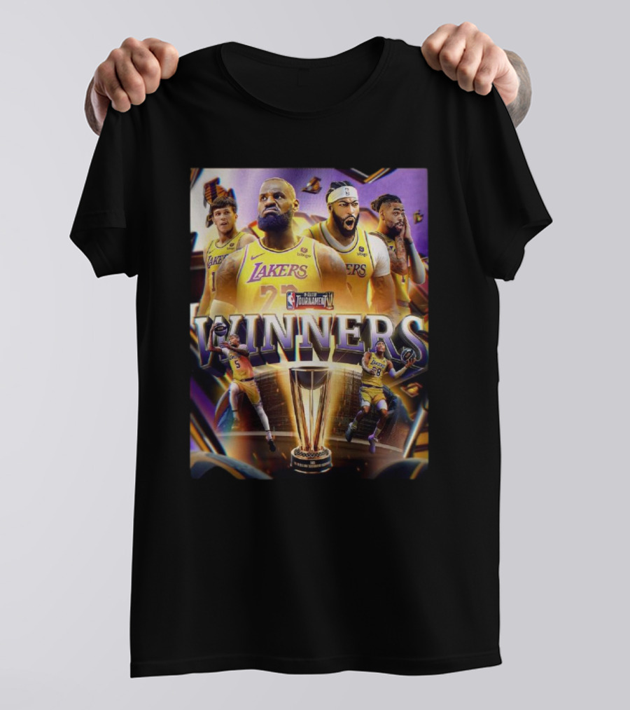 Winners The Lakers Win NBA In-Season Tournament Championship T-Shirt