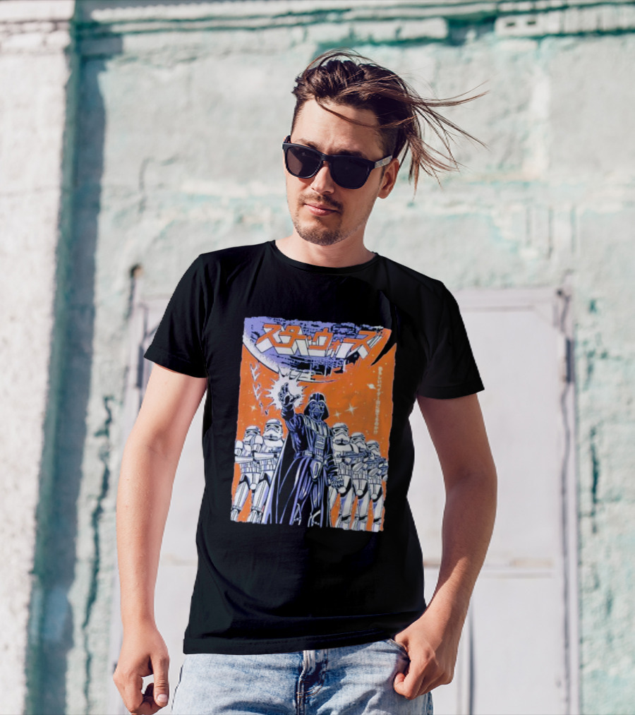 Vader Star Wars Japanese Stormtrooper Ensemble T-Shirt