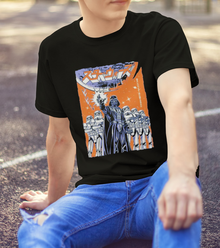Vader Star Wars Japanese Stormtrooper Ensemble T-Shirt
