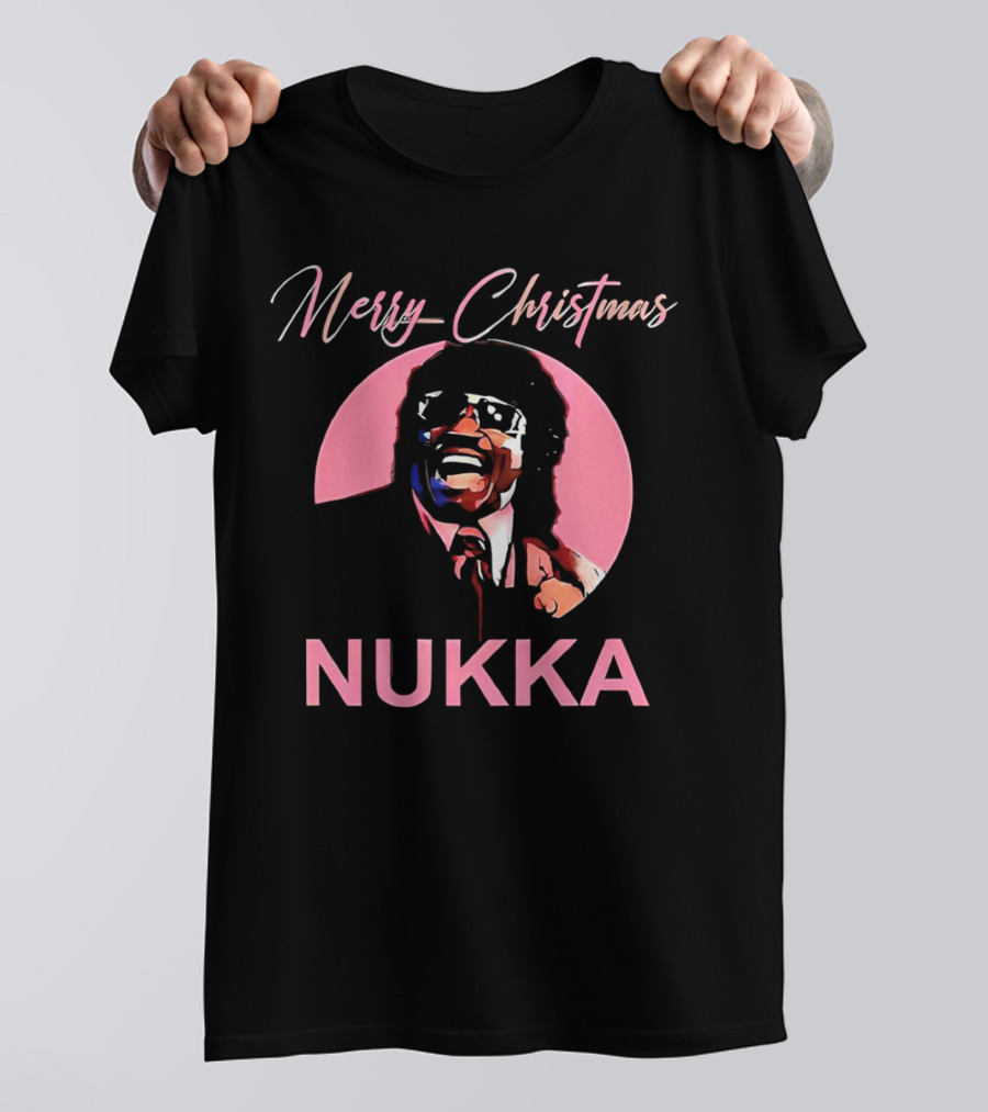 Merry Christmas Nukka Retro Holiday T-Shirt