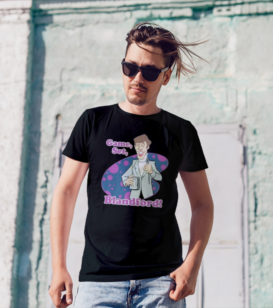 Game Set Blandford Comedy Microphone T-Shirt