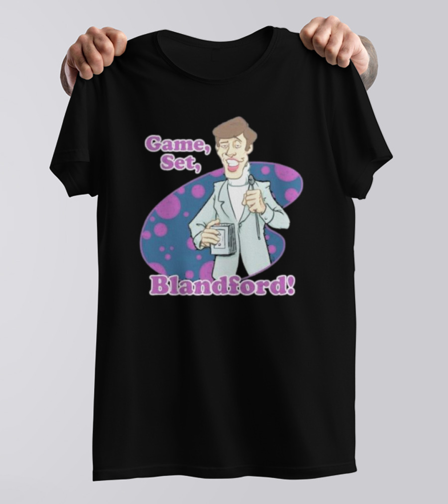 Game Set Blandford Comedy Microphone T-Shirt
