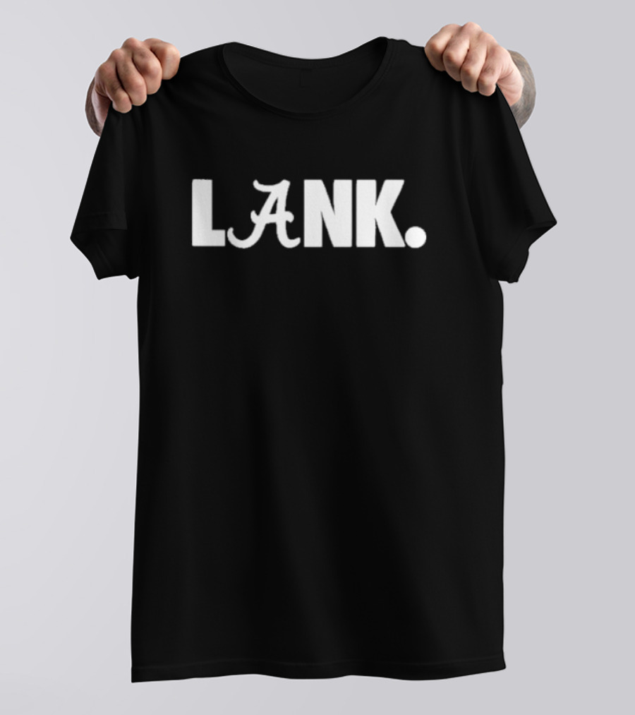 LANK Alabama Crimson Tide Inspired Typography T-Shirt