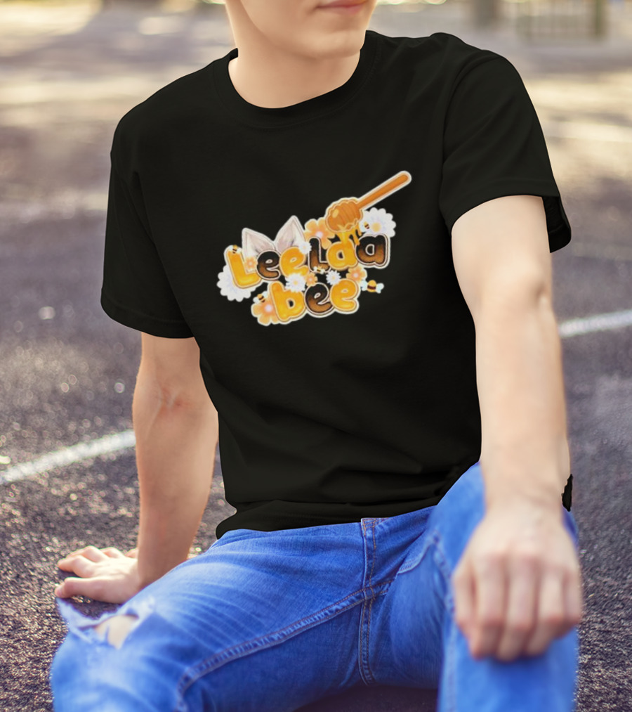 Leelaabee Honey Drizzle With Ears And Flowers T-Shirt