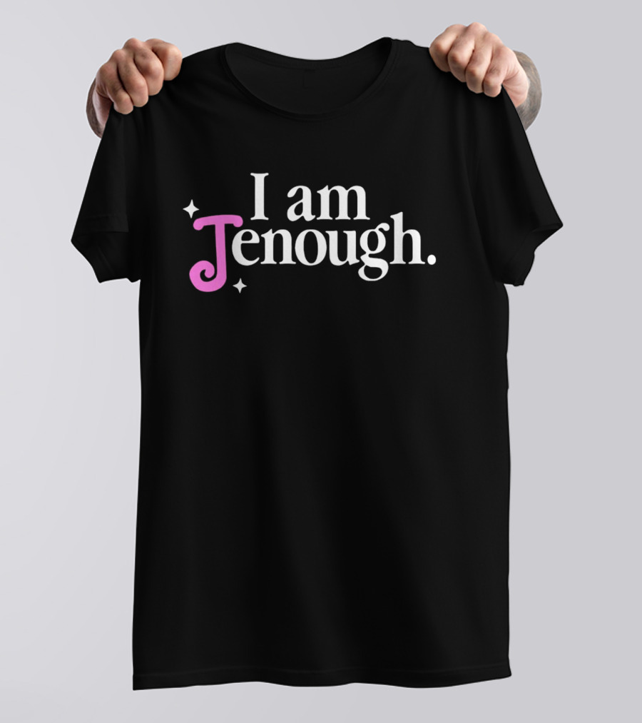 Barbie I Am Jenough Shirt Sparkling Text T-Shirt
