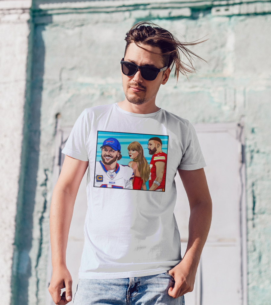 Buffalo Bills Vs. Kansas City Chiefs Distracted Girlfriend Meme T-Shirt