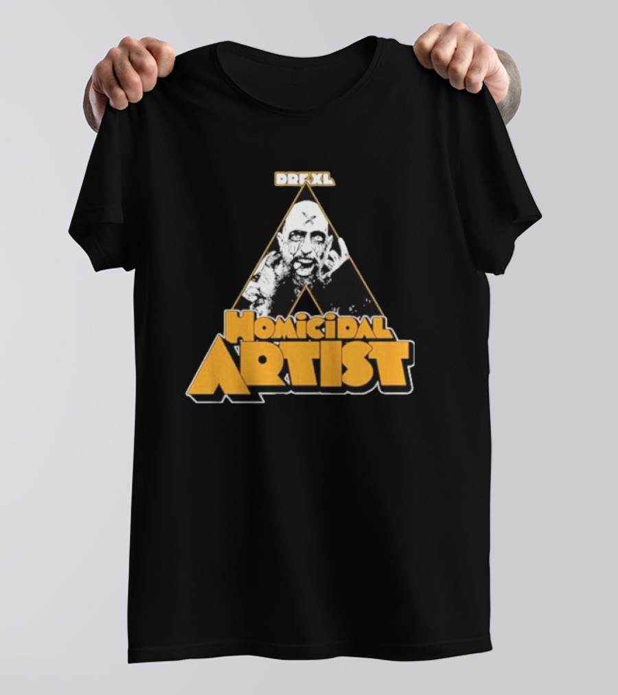 Drexl Homicidal Artist Retro Horror T-Shirt