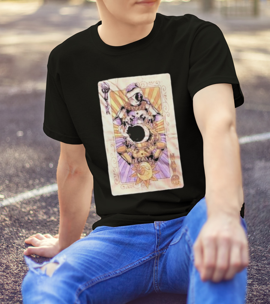 Five Nights At Freddy’s Security Breach Sun And Moon Tarot Card T-Shirt