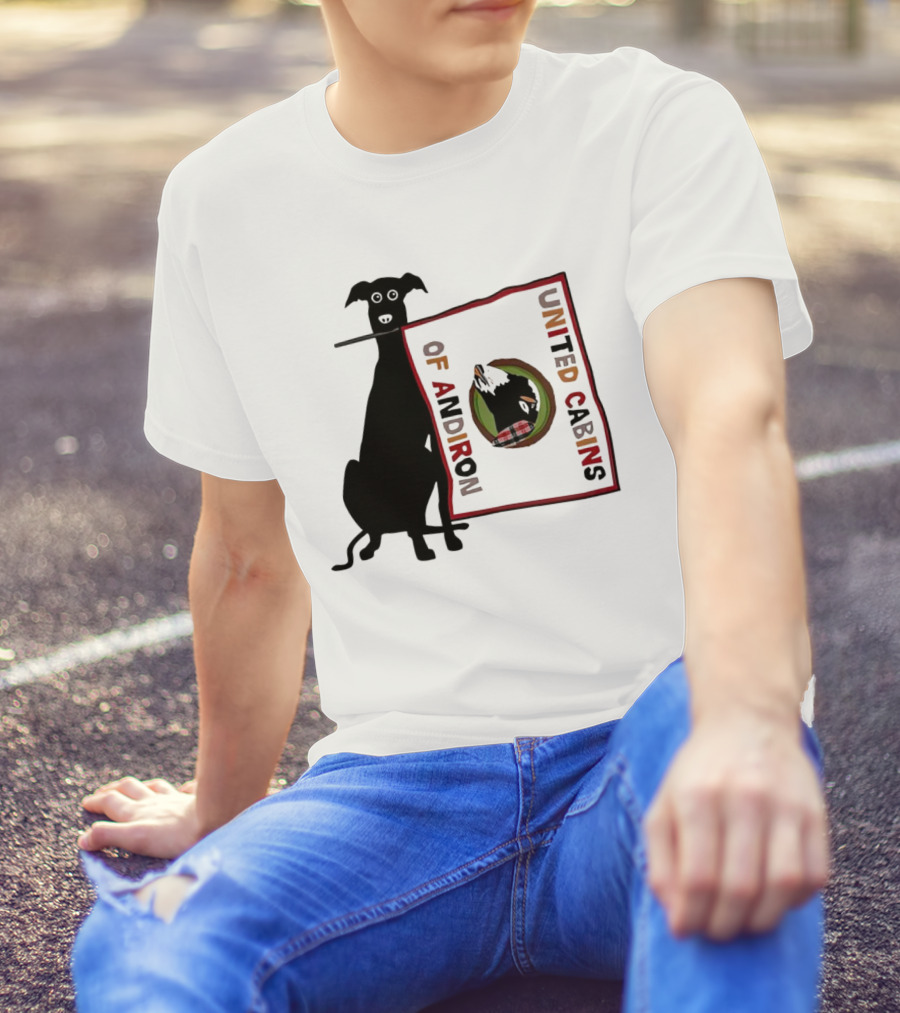 United Cabins Of Andiron Dog Flag T-Shirt