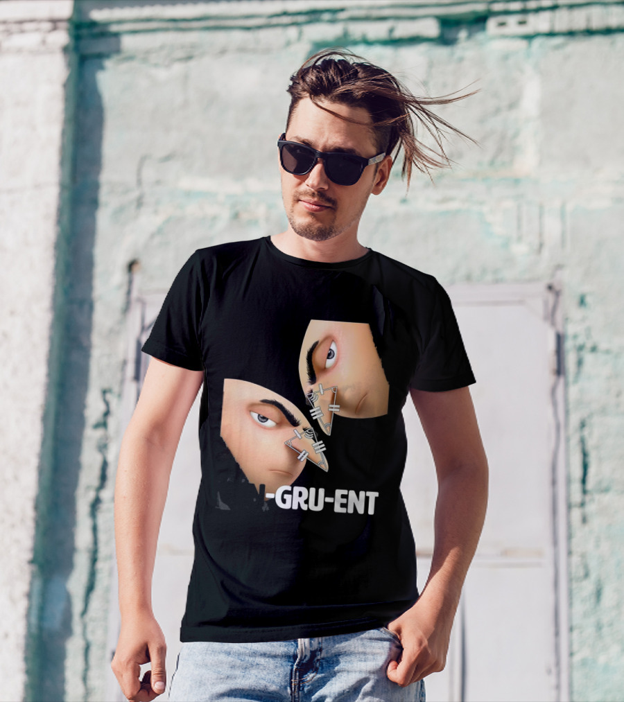 Felonious Gru CON-GRU-ENT Reflection Geometric Parallels T-Shirt