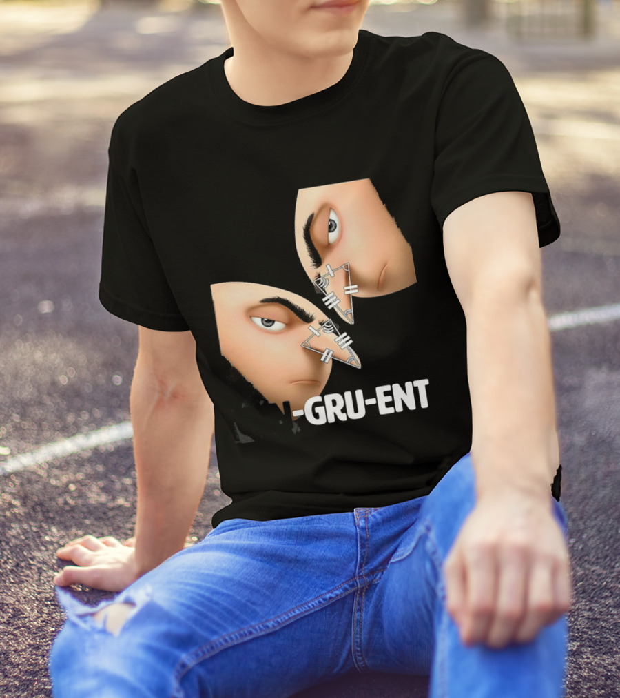 Felonious Gru CON-GRU-ENT Reflection Geometric Parallels T-Shirt