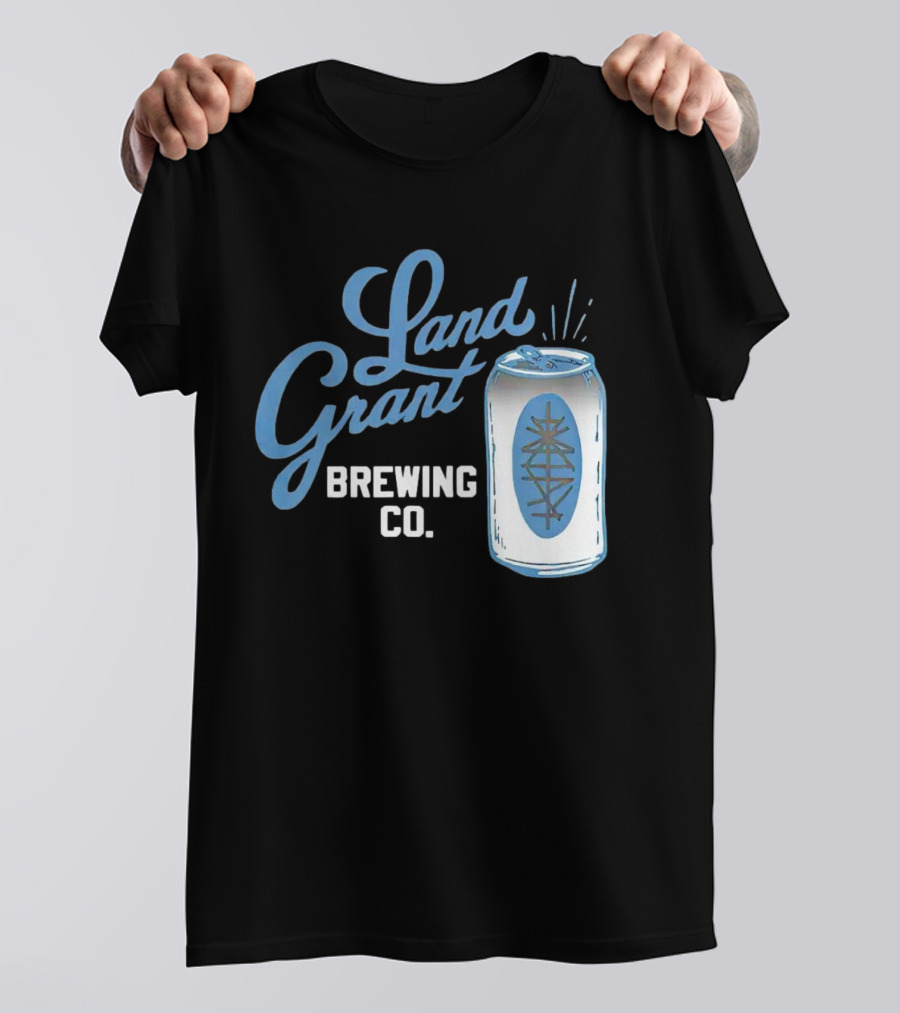 Land Grant Brewing Co Vintage Can T-Shirt
