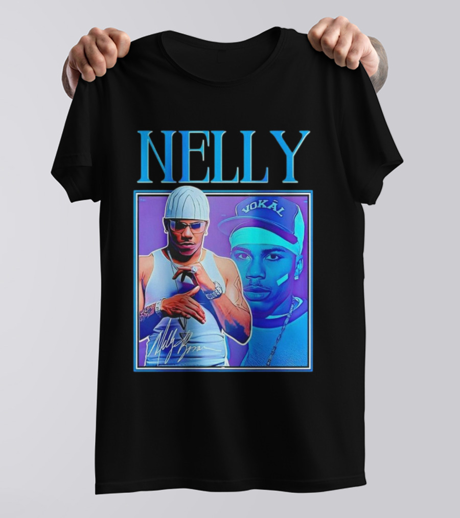 Nelly Vokal Hat And Iconic Signature T-Shirt