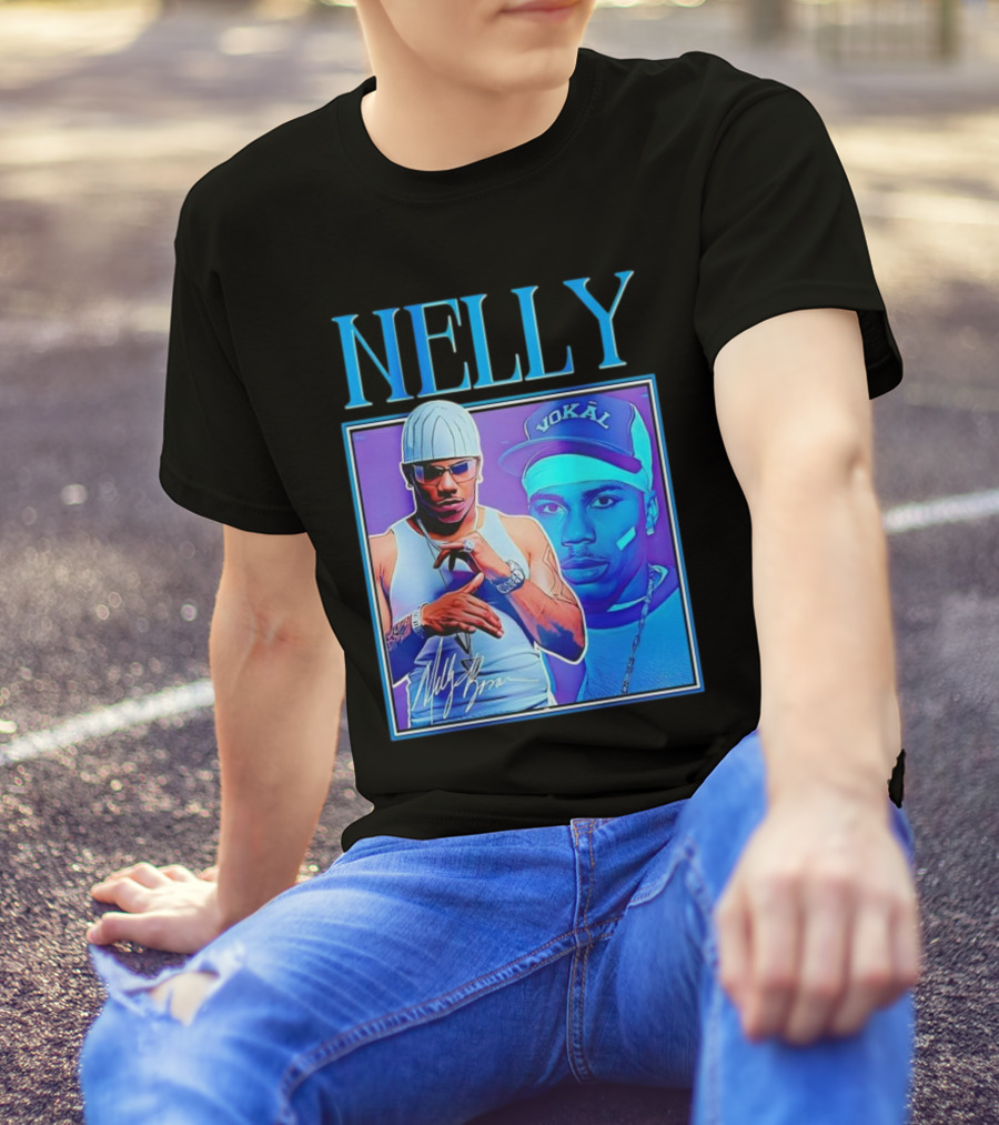 Nelly Vokal Hat And Iconic Signature T-Shirt