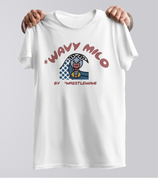 Wavy Milo By Wrestlewave Retro Cartoon T-Shirt