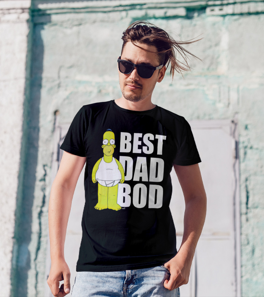 Homer Simpson Best Dad Bod The Simpsons T-Shirt