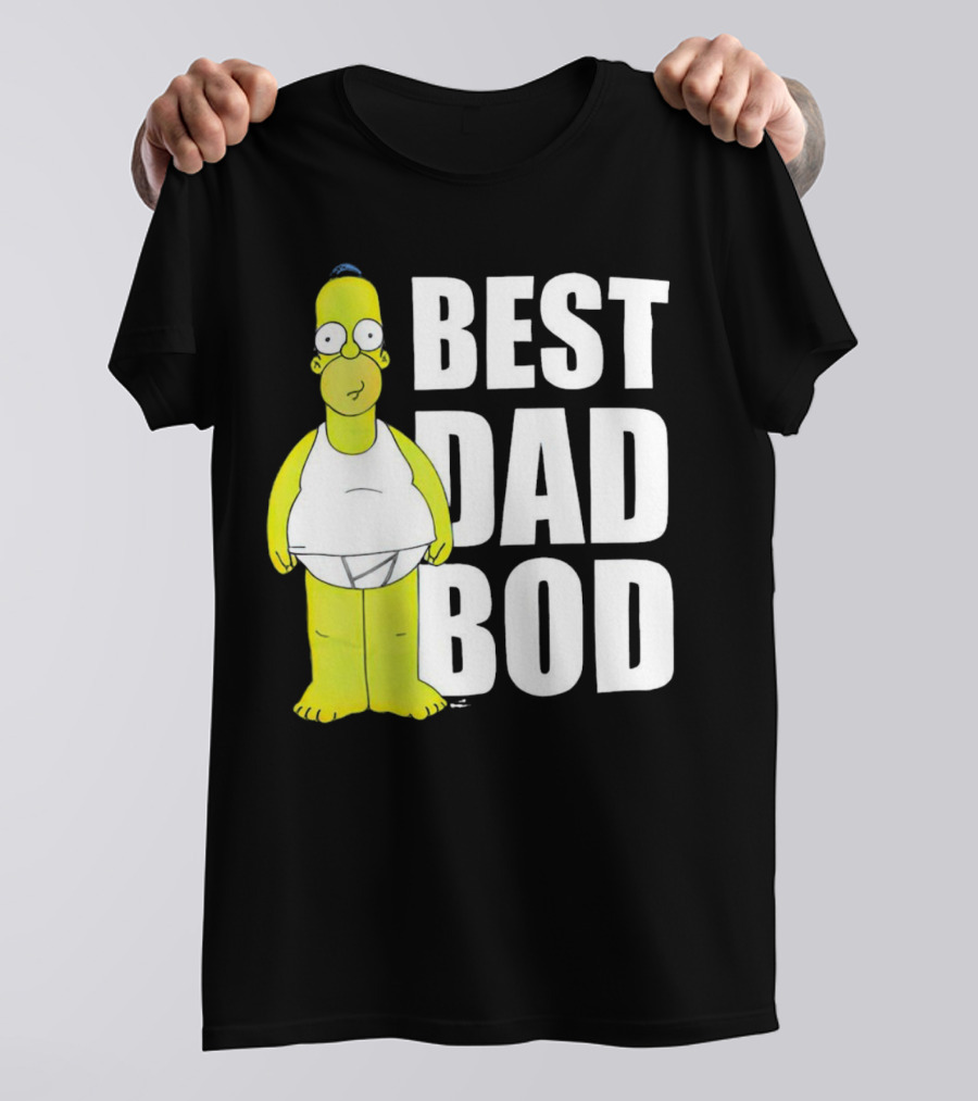 Homer Simpson Best Dad Bod The Simpsons T-Shirt