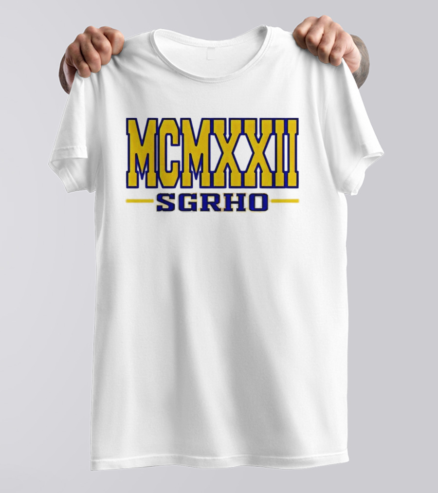 MCMXXII SGRHO Sigma Gamma Rho Sorority Founding Year T-Shirt