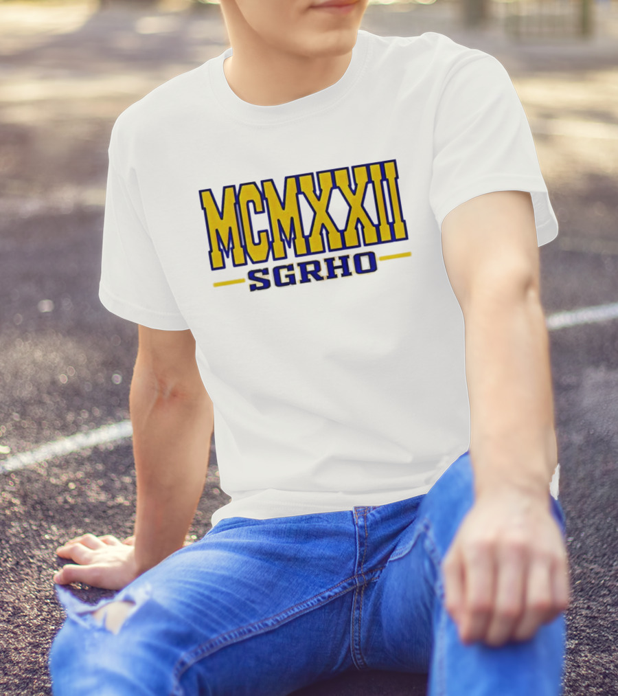 MCMXXII SGRHO Sigma Gamma Rho Sorority Founding Year T-Shirt