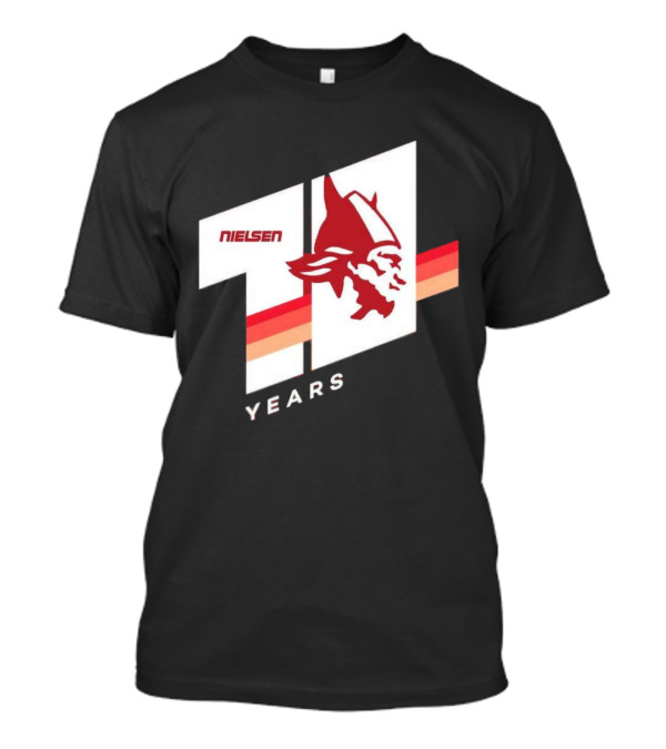 Nielsen Racing 10 Years Anniversary Viking Helmet T-Shirt