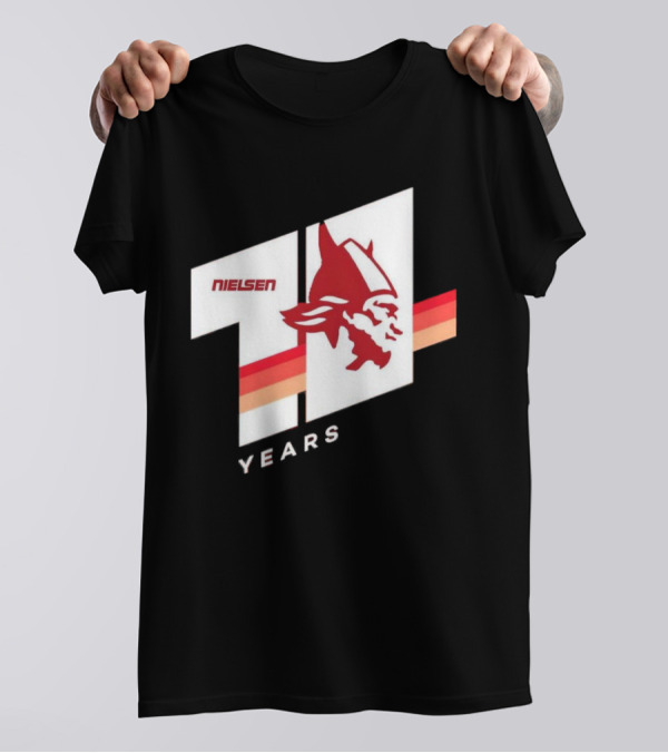 Nielsen Racing 10 Years Anniversary Viking Helmet T-Shirt