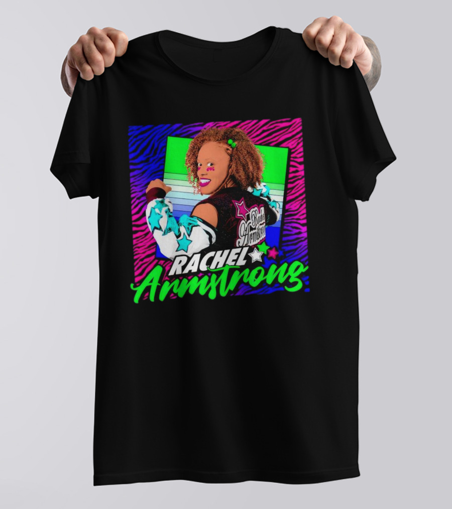 Rachel Armstrong Star Stripes Vibrant T-Shirt