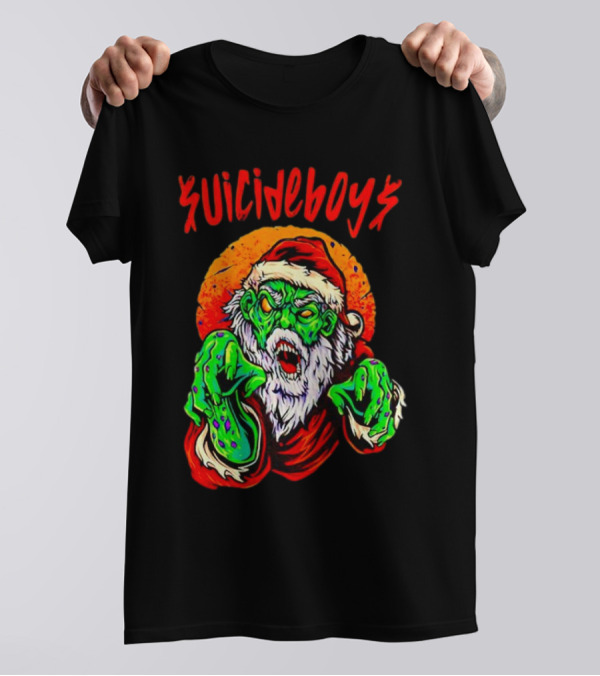 Suicideboys Zombie Santa Christmas Horror T-Shirt
