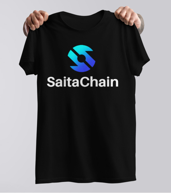 SaitaChain Logo Blue Gradient T-Shirt