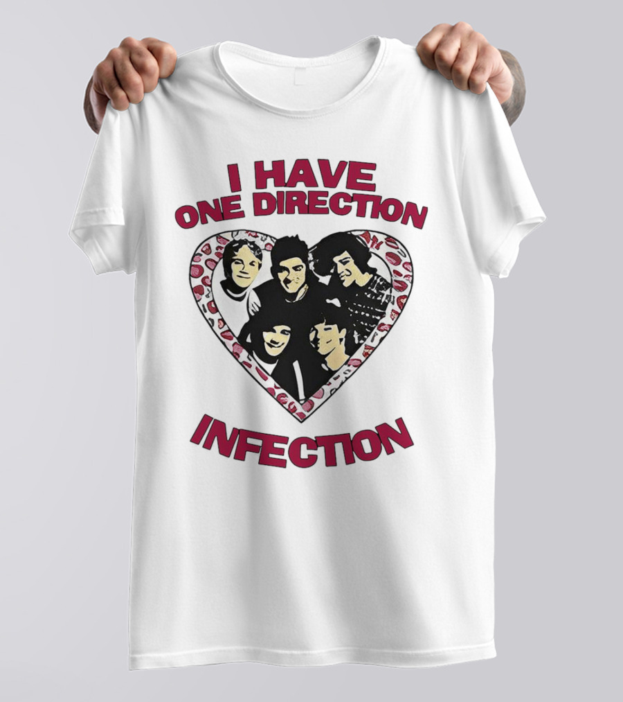 One Direction Infection Heart Fan T-Shirt
