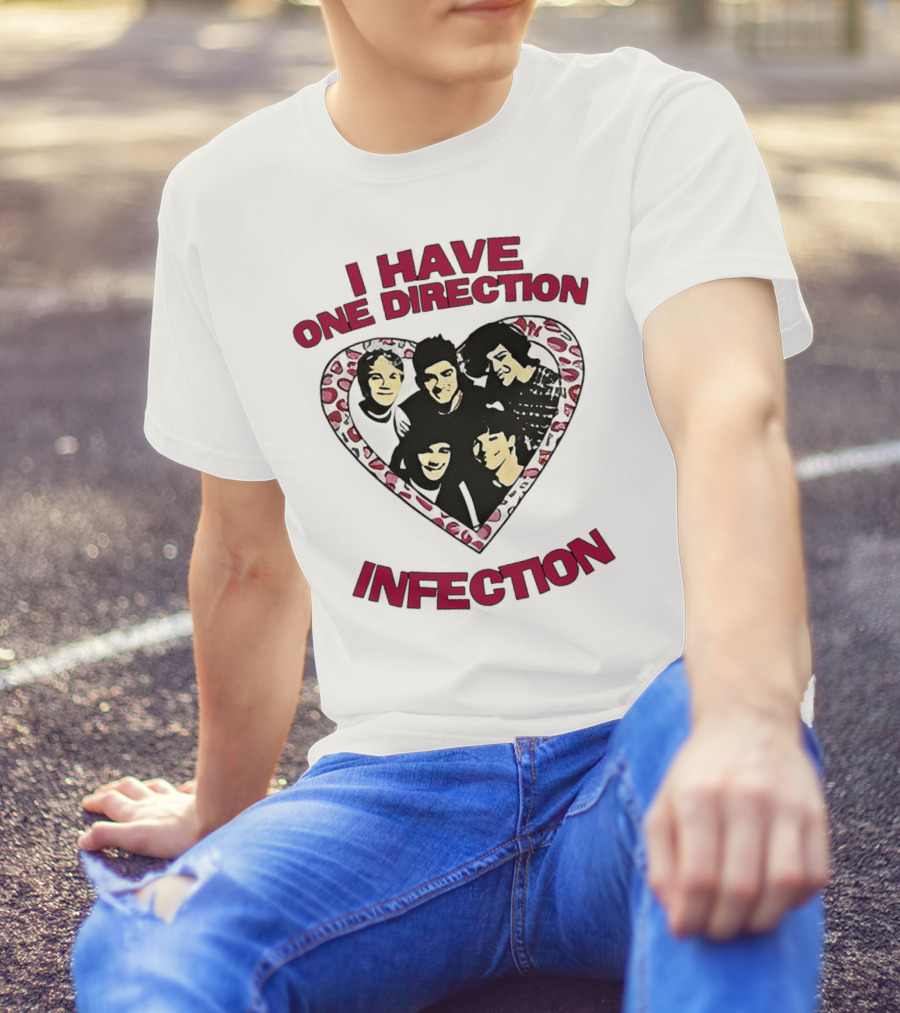 One Direction Infection Heart Fan T-Shirt