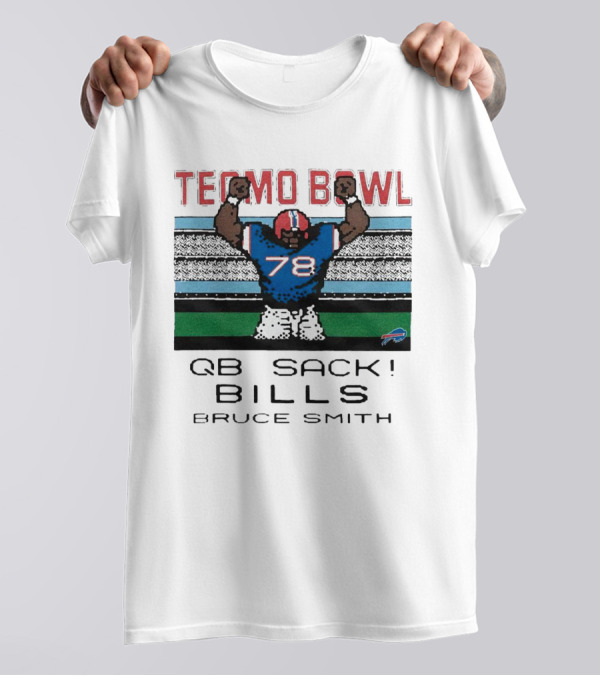 Tecmo Bowl QB Sack 78 Bills Bruce Smith T-Shirt