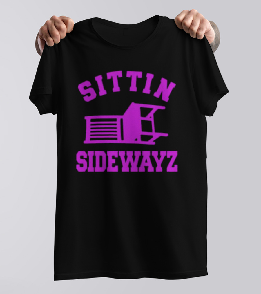 Sittin’ Sidewayz Purple Chair T-Shirt