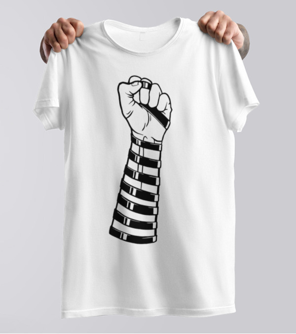Strapped Fist With Black Bands Iconic T-Shirt