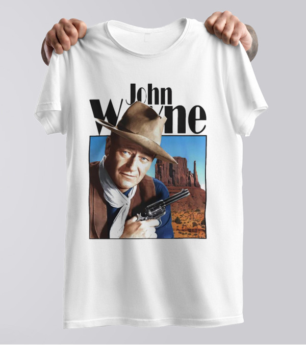 John Wayne Cowboy Western Movie Legend T-Shirt