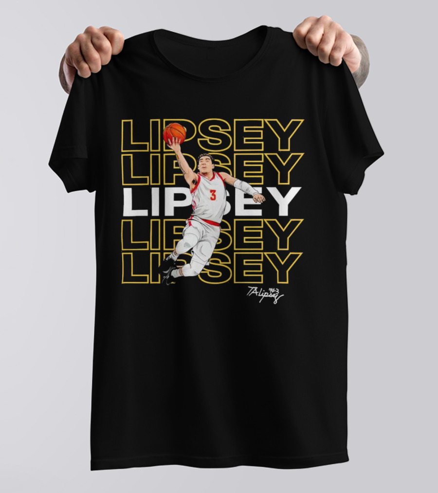 LIPSEY Iowa State Cyclones Men's Basketball Player T-Shirt
