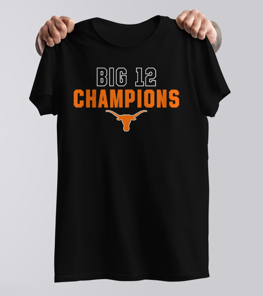 Big 12 Champions Texas Longhorns NCAA T-Shirt