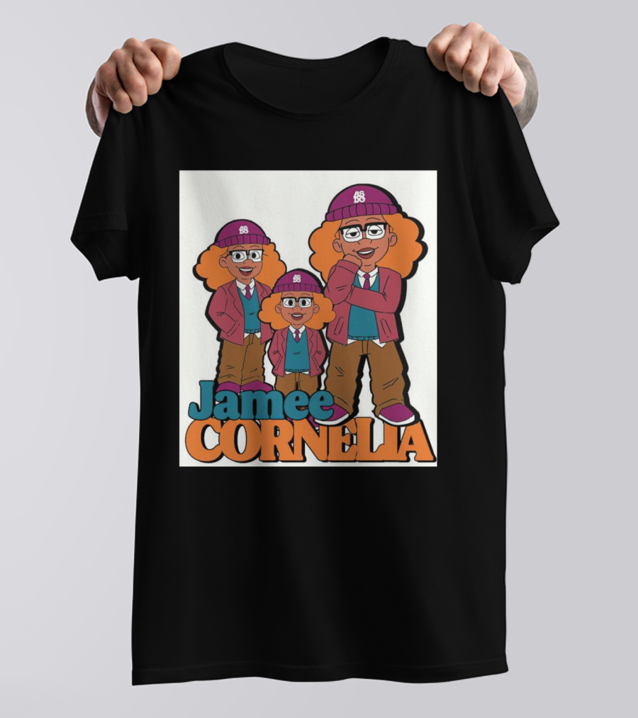 Jamee Cornelia ASDO Trio Cartoon Characters T-Shirt