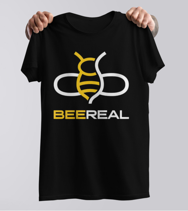 BeeReal Yellow And White Bee T-Shirt