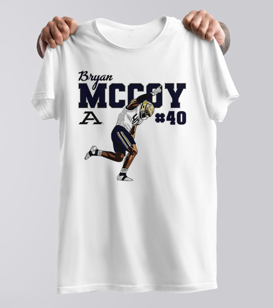 Bryan McCoy Akron Zips #40 NCAA Football T-Shirt