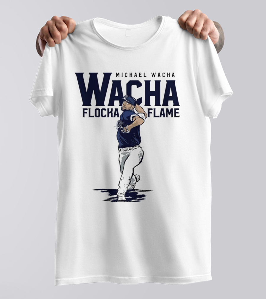 Michael Wacha Flocka Flame Pitching Baseball Kansas City Royals T-Shirt