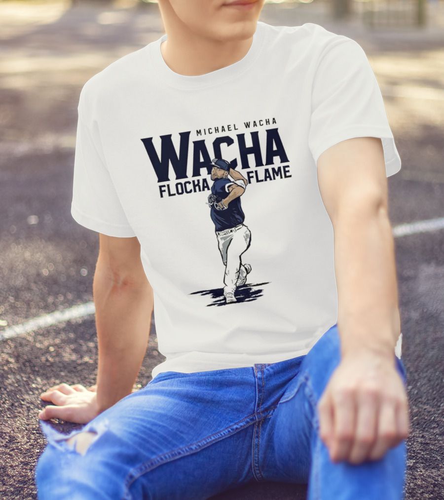 Michael Wacha Flocka Flame Pitching Baseball Kansas City Royals T-Shirt