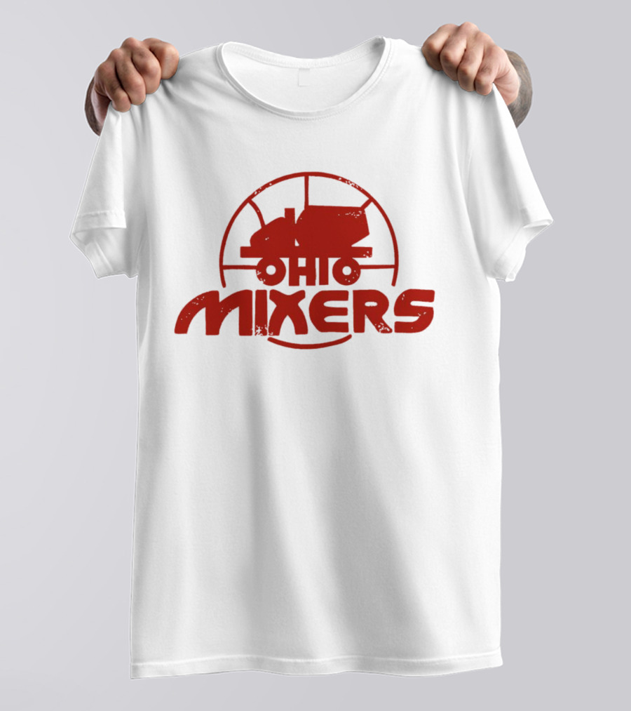 Ohio Mixers Basketball Concrete Truck T-Shirt