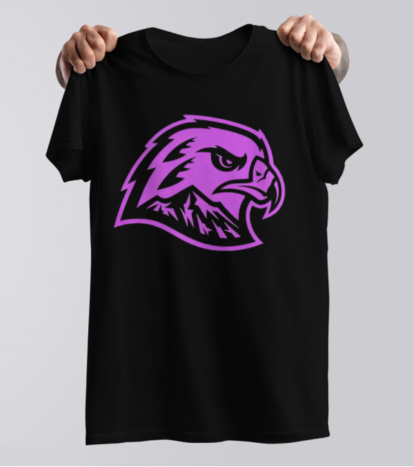 Portland Winterhawks Fight Cancer Night 2024 Pink Hawk T-Shirt