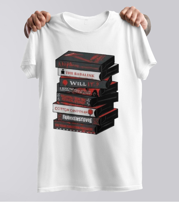 A Nightmare On Elm Street The Babalink Will It Labyrinth Of The Odd Video Summer Obstacle Course Cotton Candyman Frankenstein Stevie T-Shirt