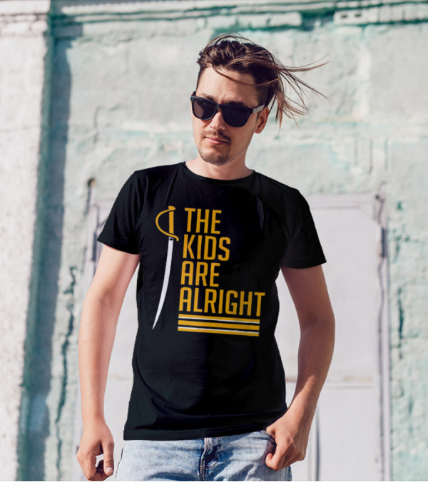 The Kids Are Alright Buffalo Sabres Sword And Stripe T-Shirt