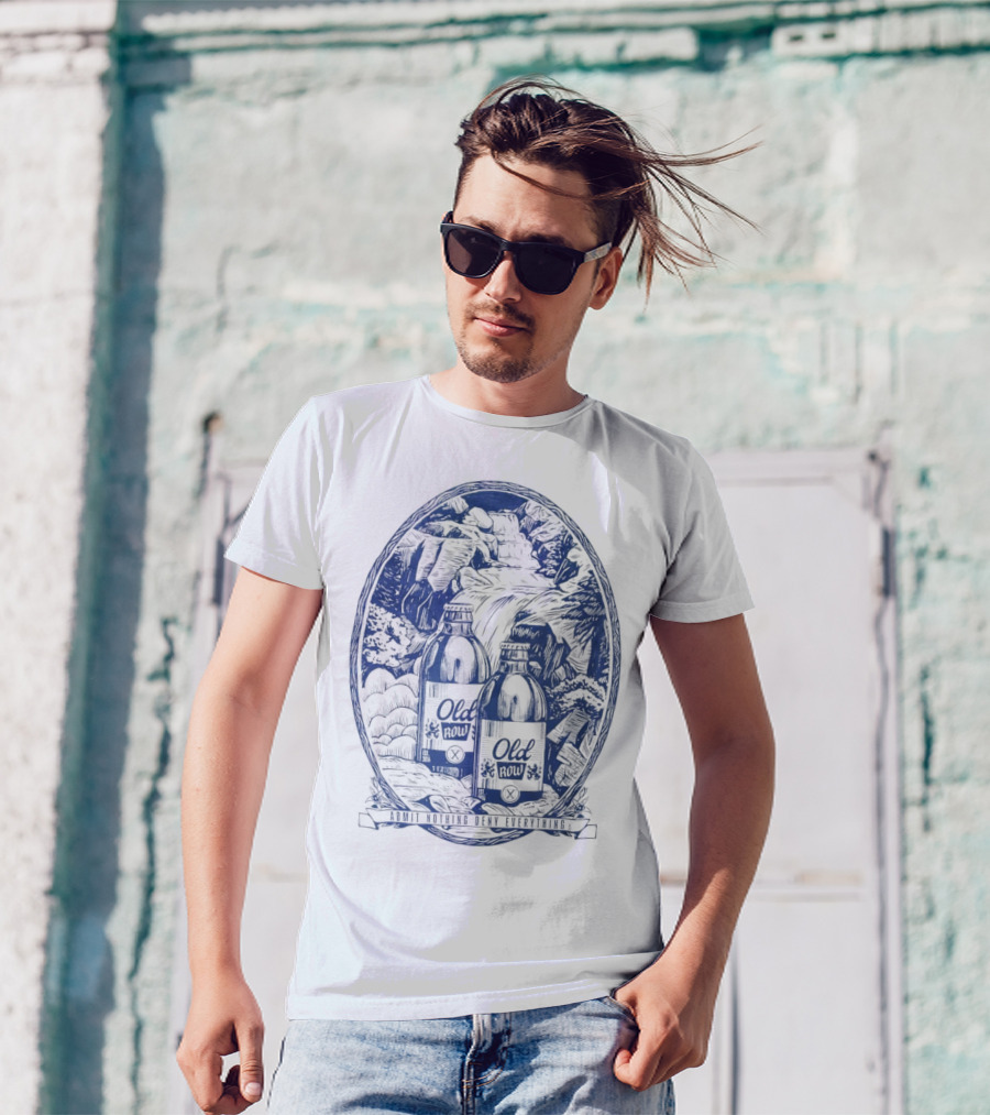 Old Row Stubby Waterfall Admit Nothing Deny Everything T-Shirt