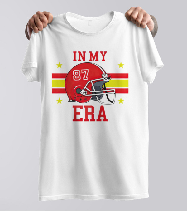 In My 87 Era Kansas City Chiefs Football Lovers Helmet Stars T-Shirt