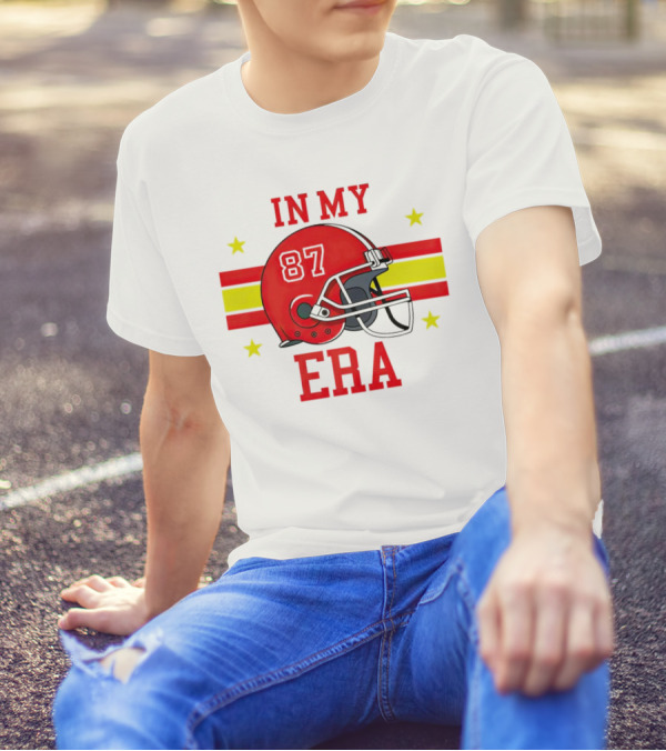 In My 87 Era Kansas City Chiefs Football Lovers Helmet Stars T-Shirt