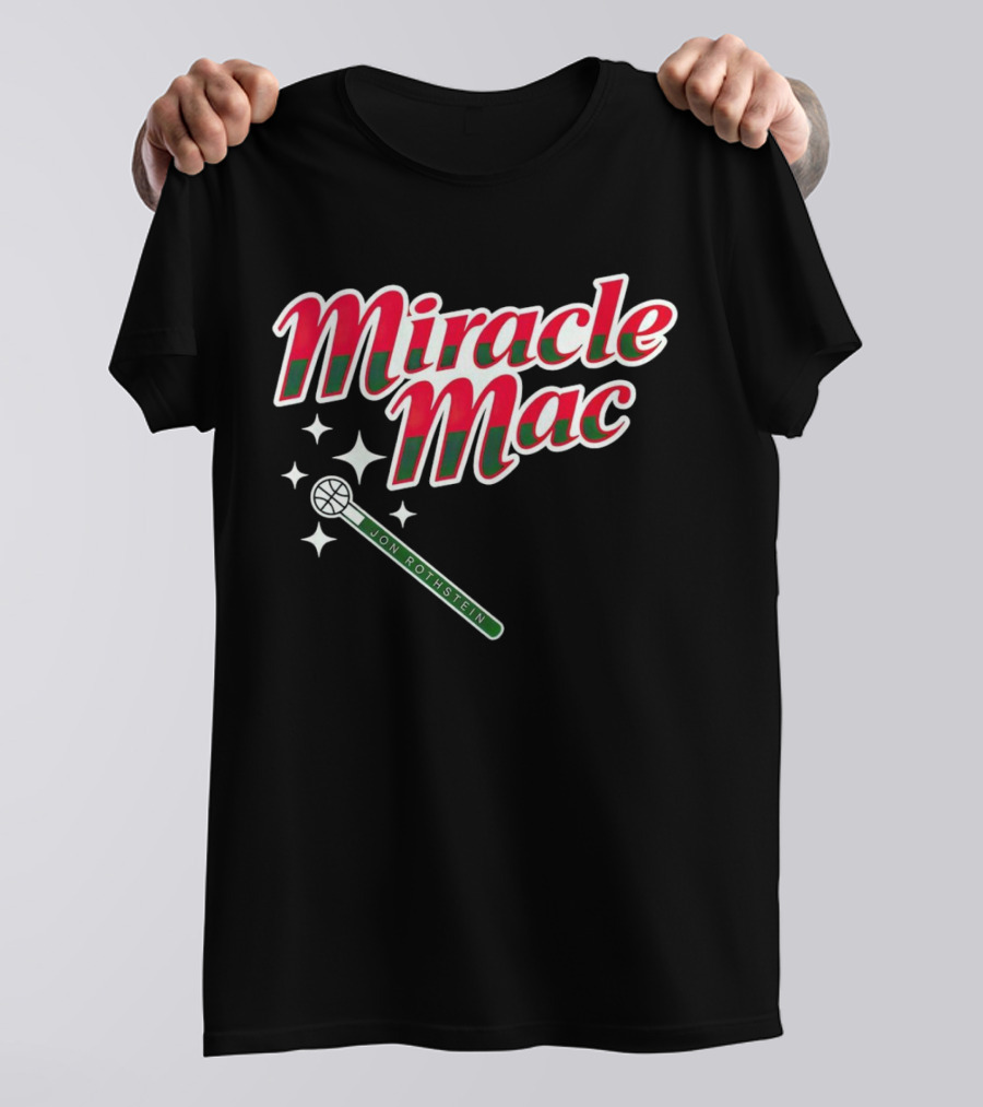 Jon Rothstein Miracle Mac Magic Basketball Stars T-Shirt