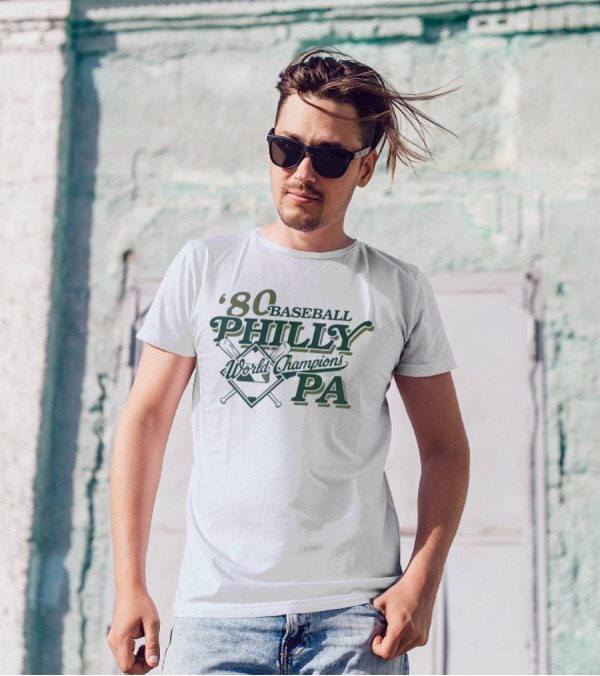 '80 Philly Baseball World Champions PA T-Shirt